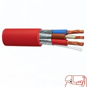 کابل افشان شیلد دار، کم دود و بدون هالوژن (ولتاژ 0.6/1 کیلوولت)