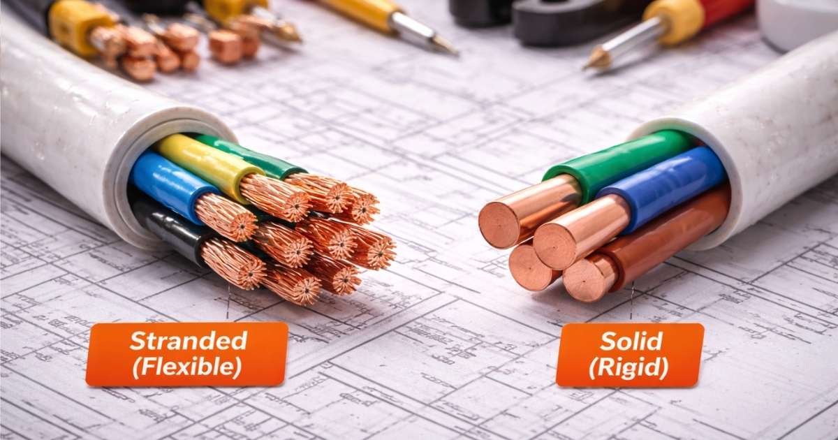 کابل‌های افشان و مفتولی